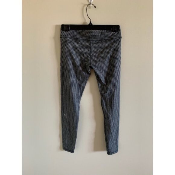 Ivivva by lululelmon black and white herringbone leggings girls size 14 - Picture 4 of 5